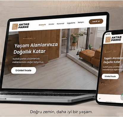 Aktaş Parke — Web Tasarım / Geliştirme