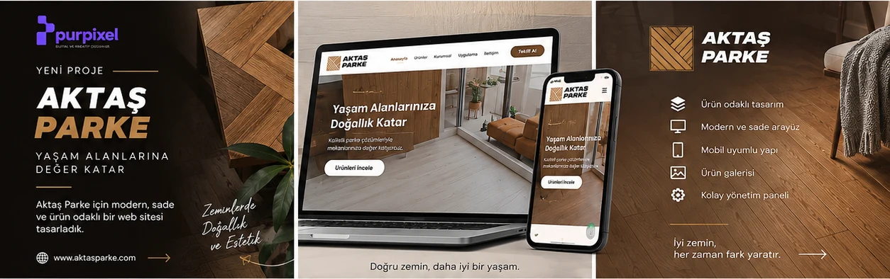 Aktaş Parke — Web Tasarım / Geliştirme