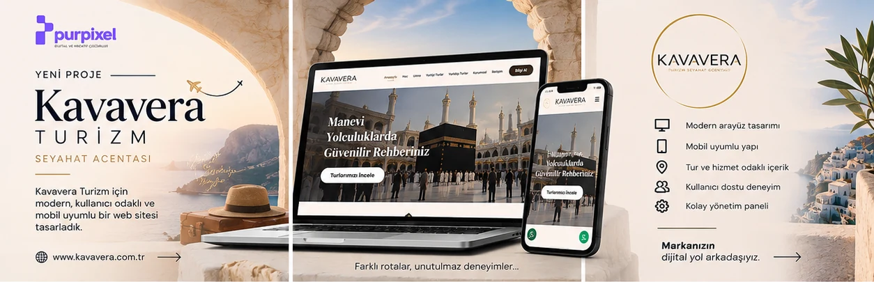 Kavavera Turizm — Web Tasarım / Geliştirme